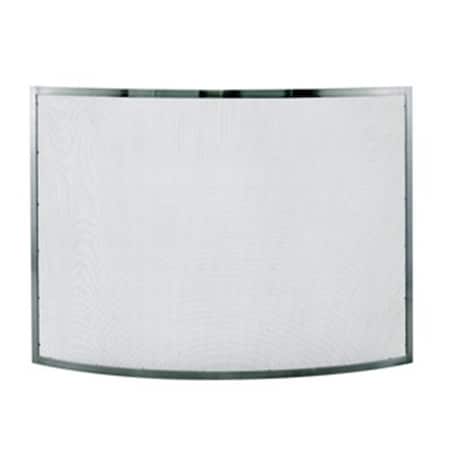 Uniflame Fireplace Screen, 41 in W 31 in H, Pewter S-1613